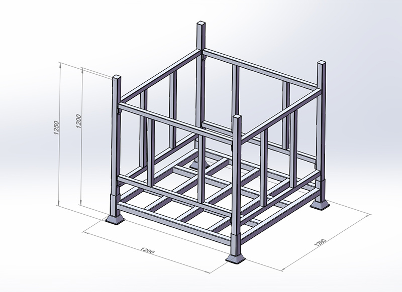 Post Pallet Stack Case Study: A Full-Enclosure Stacking Solution for Bagged Potatoes in ...
