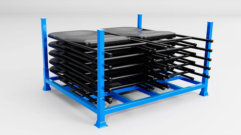 What are the standard dimensions of a stackable metal rack? - Steel ...